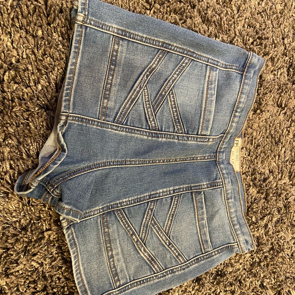 Free people design jean shorts